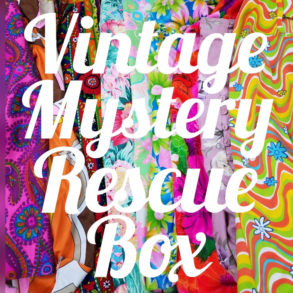 Vintage Clothing Accessories Mystery Rescue DIY Box - Picture 1 of 5
